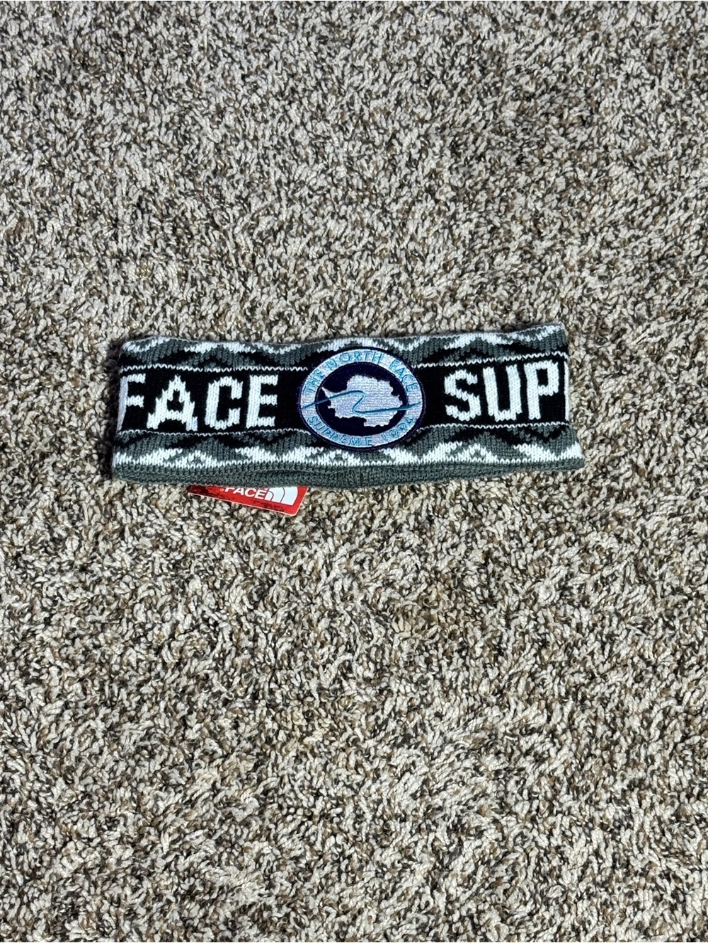 The North Face' Gray Logo Headband